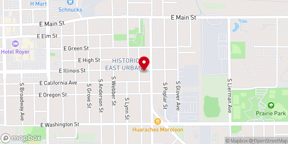 Map showing location of Acts United Pentecostal Church