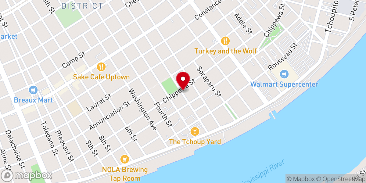 Map showing location of Second Good Shepherd Baptist Church