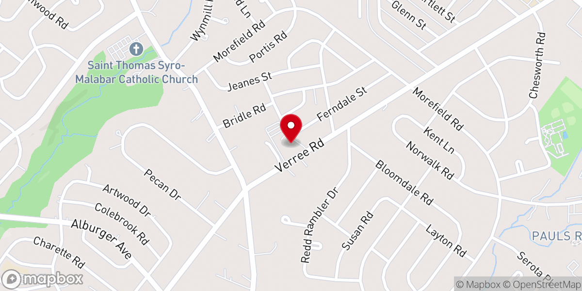 Map showing location of The Block Church