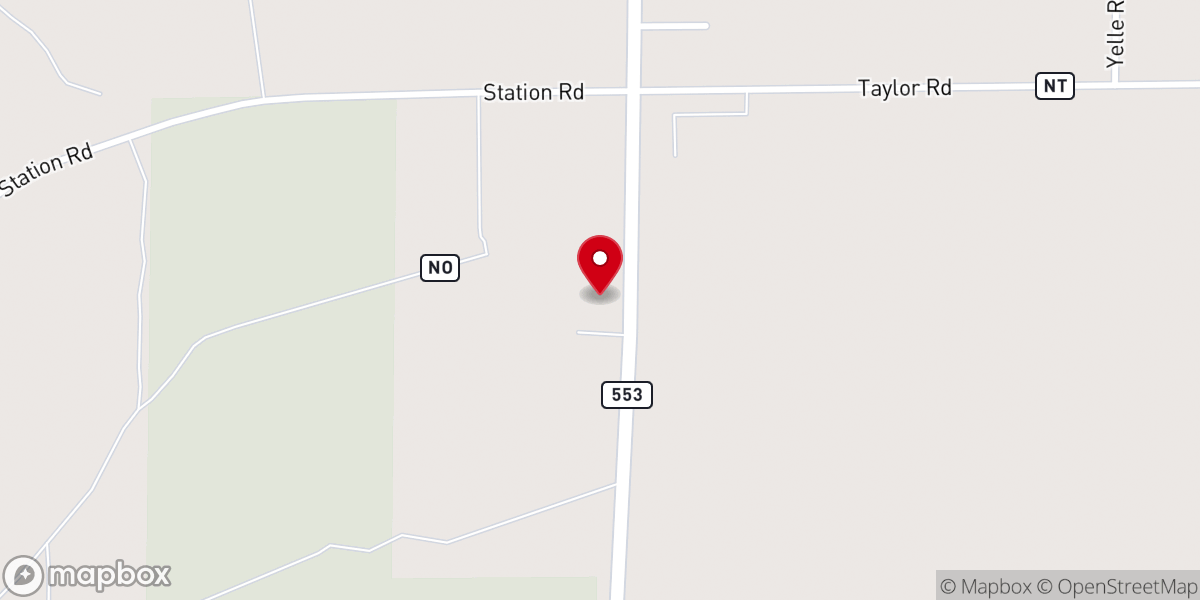 Map showing location of Upper Room Church of God
