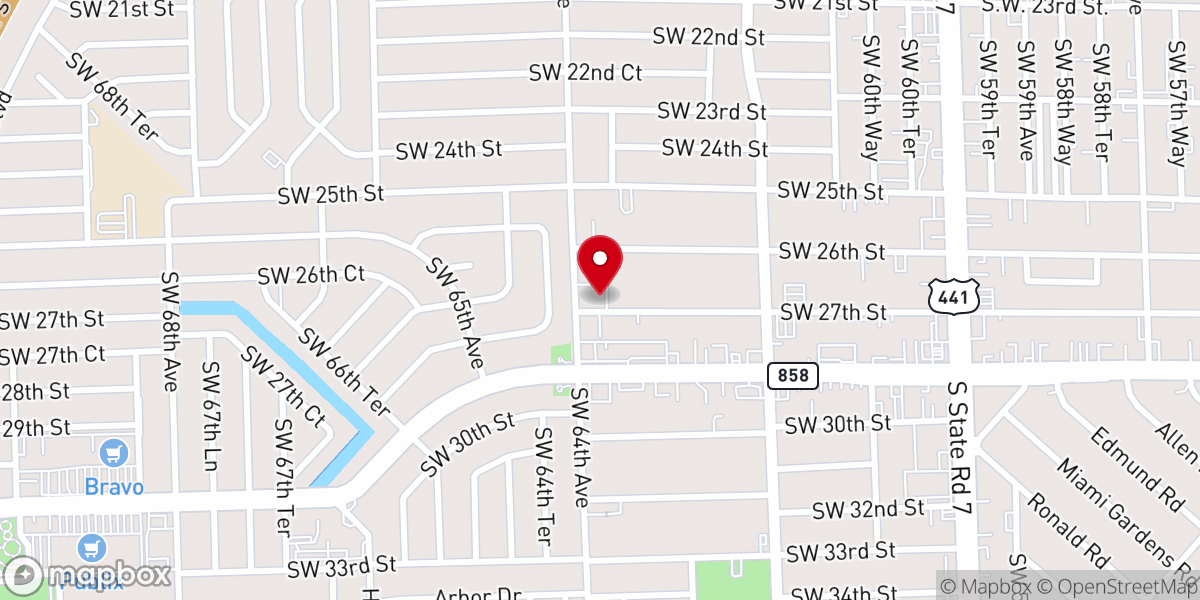 Map showing location of The Power of Faith Ministries Int'l., Inc