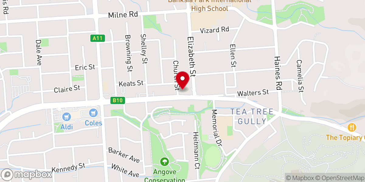 Map showing location of People Church