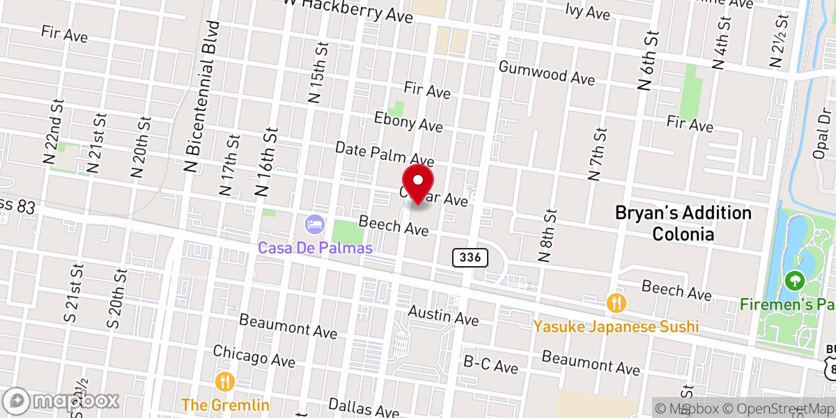Map showing location of Storehouse Community Church