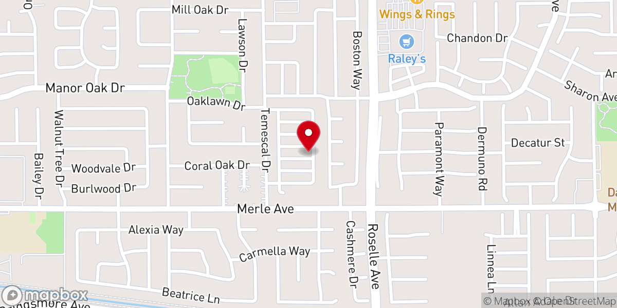 Map showing location of Living Water Christian Church