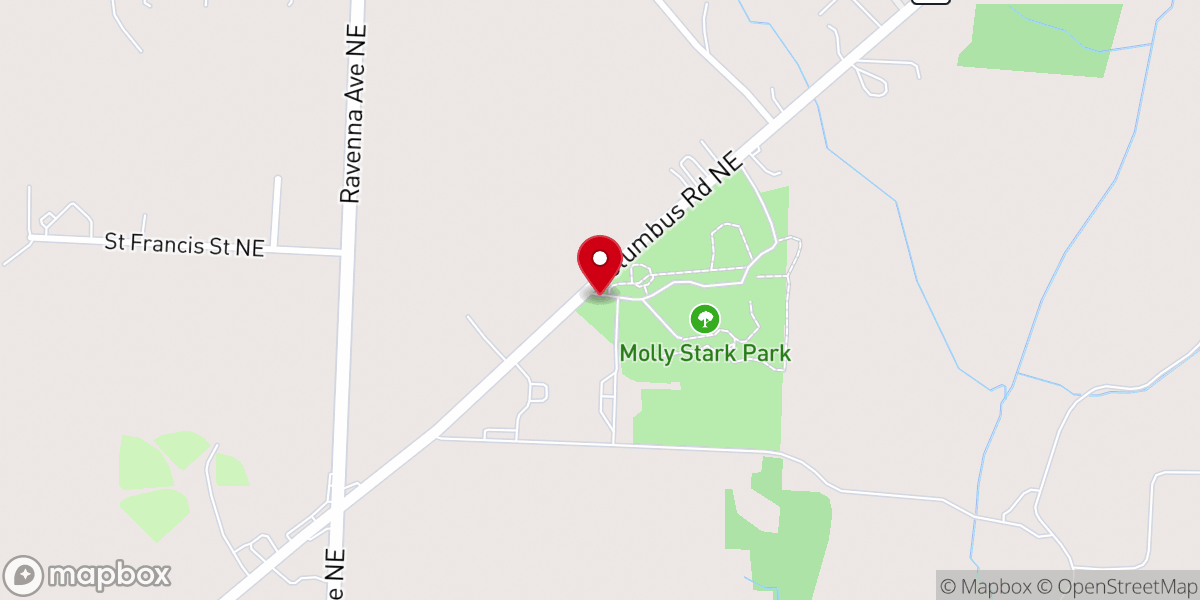 Map showing location of Stark County Park District-Molly Stark Park
