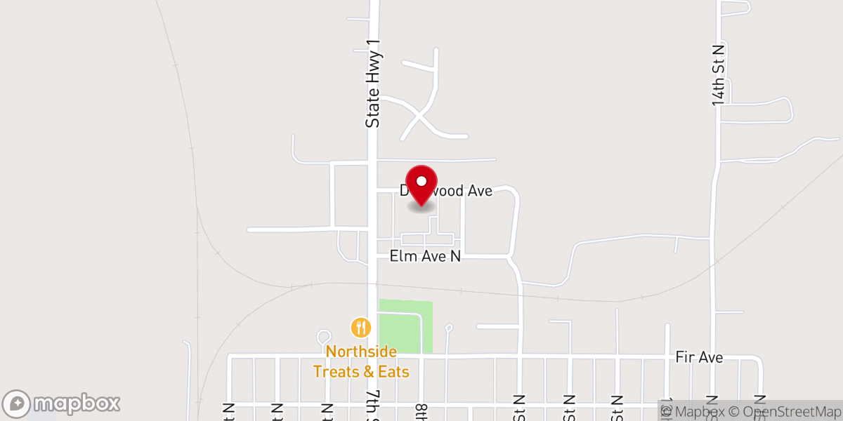 Map showing location of Saint Charles Borromeo Catholic Church