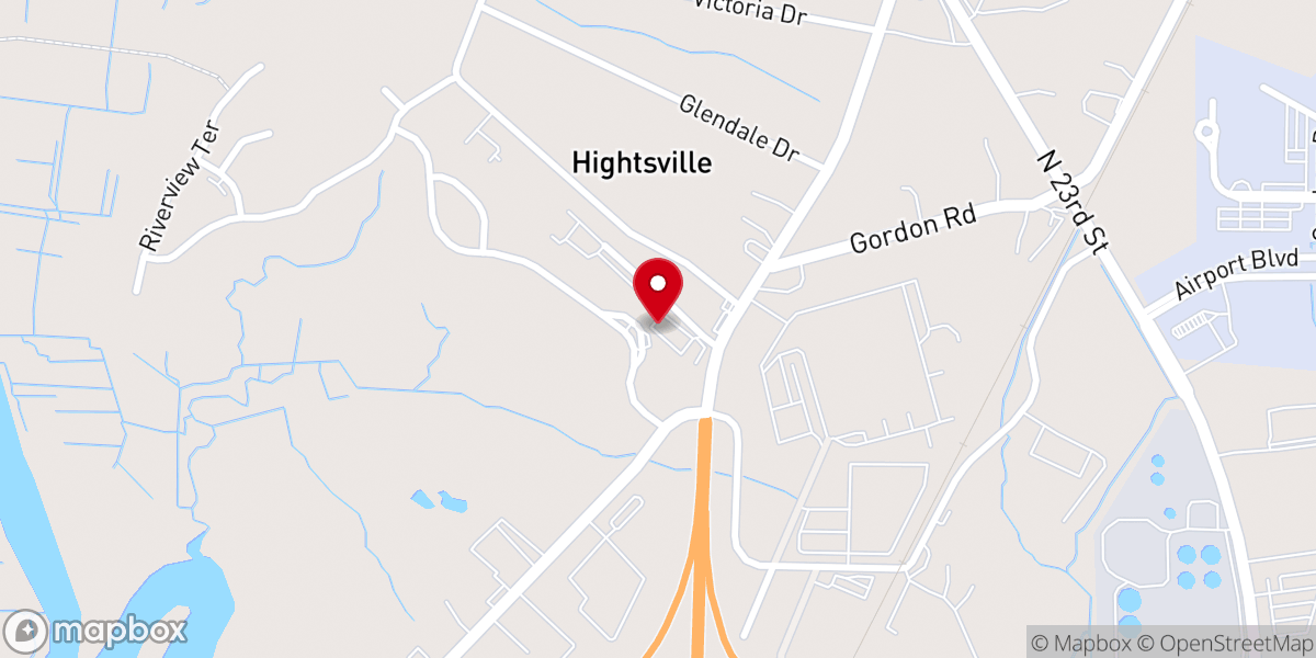 Map showing location of Greater Praise Tabernacle Outreach Ministries Inc