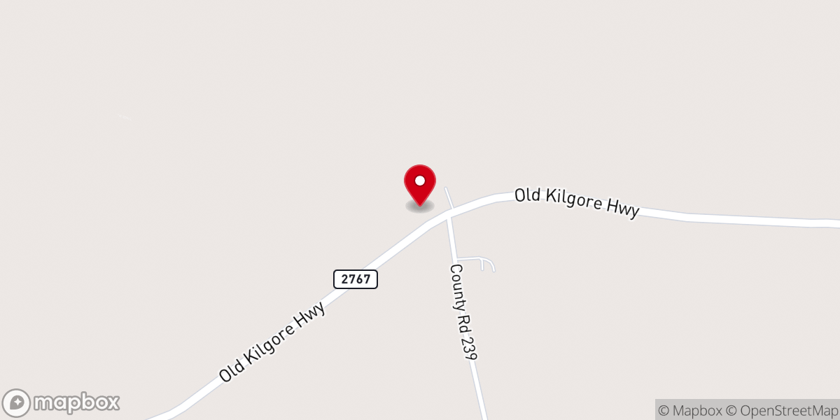 Map showing location of Warren Church