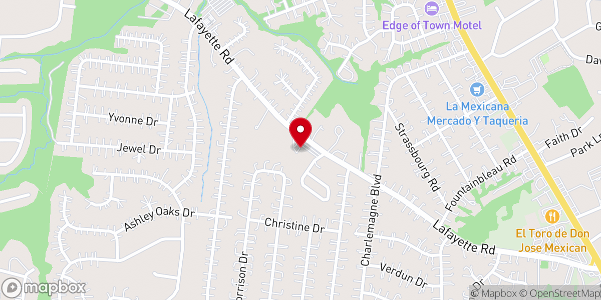 Map showing location of Life Church of Clarksville