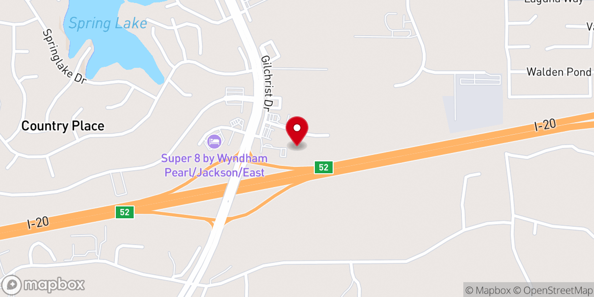 Map showing location of New Life Christian Fellowship