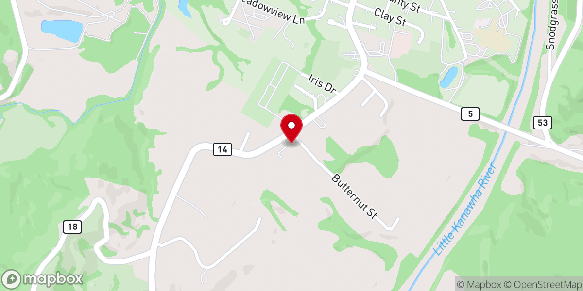 Map showing location of St. Elizabeth of Hungary Mission