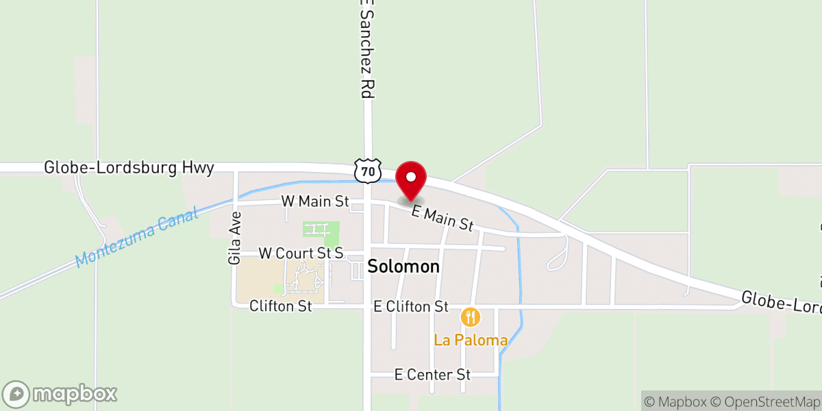 Map showing location of Iglesia De Solomon De Las Asambleas De Dios. (Servicio En Español)