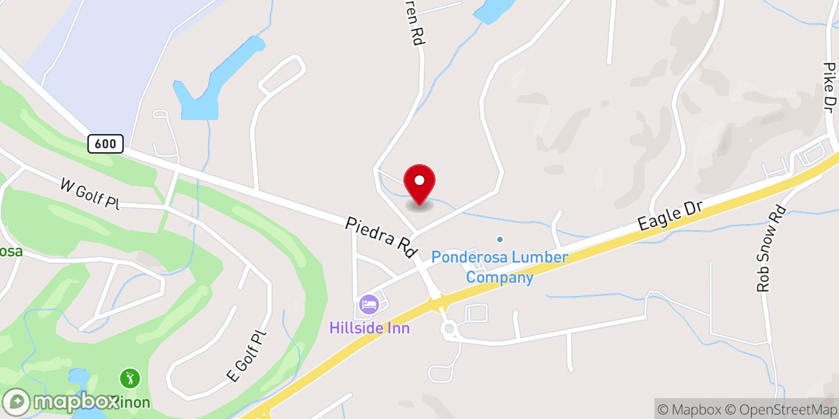 Map showing location of Seventh Day Adventist Church