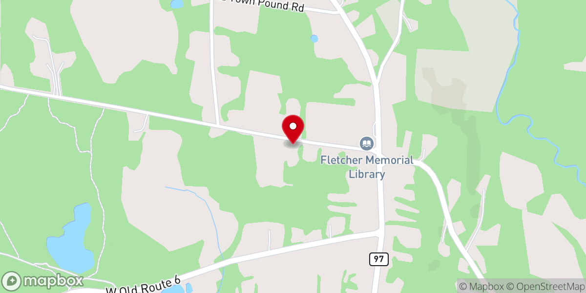 Map showing location of Our Lady of Lourdes Church