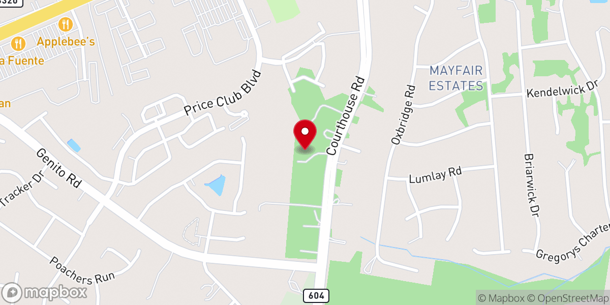 Map showing location of First Congregational Christian