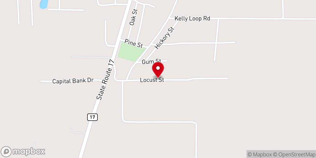 Map showing location of Epps Church of God In Christ