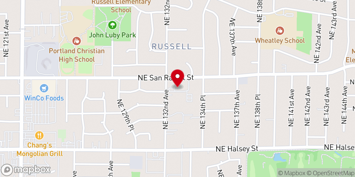 Map showing location of Roots Community Church