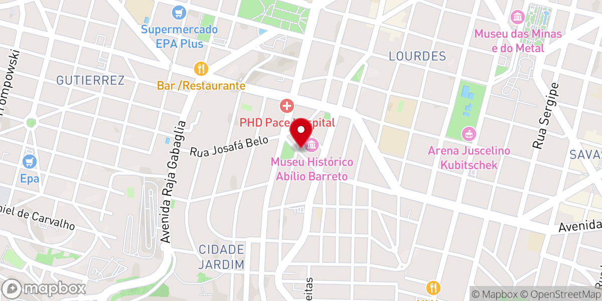 Map showing location of Paróquia Santo Inácio de Loyola