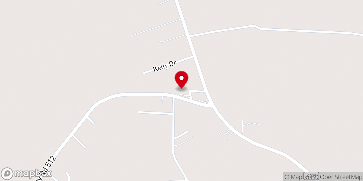 Map showing location of Jones Chapel