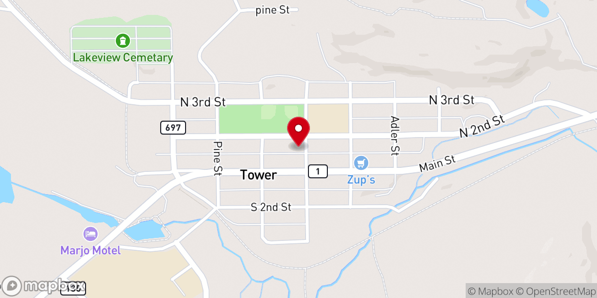 Map showing location of Immanuel Lutheran Church