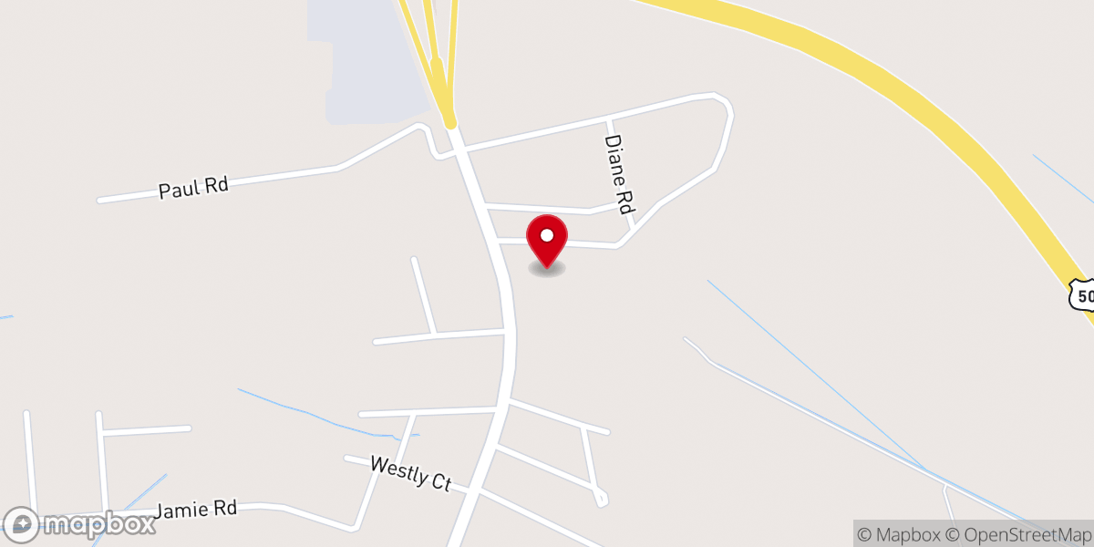 Map showing location of Church of the Infant Jesus Mission