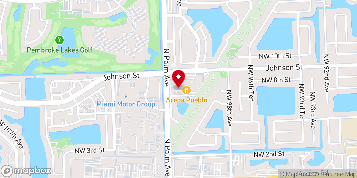 Map showing location of Iglesia Cristiana Pentecostal -CPC of the WMM Hia Fl - Movimiento Misionero Mundial