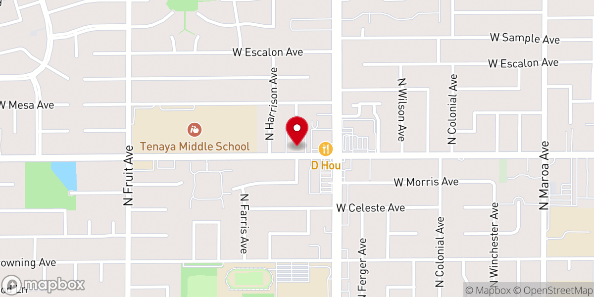 Map showing location of Redeemer Lutheran Church - AA 5:30PM