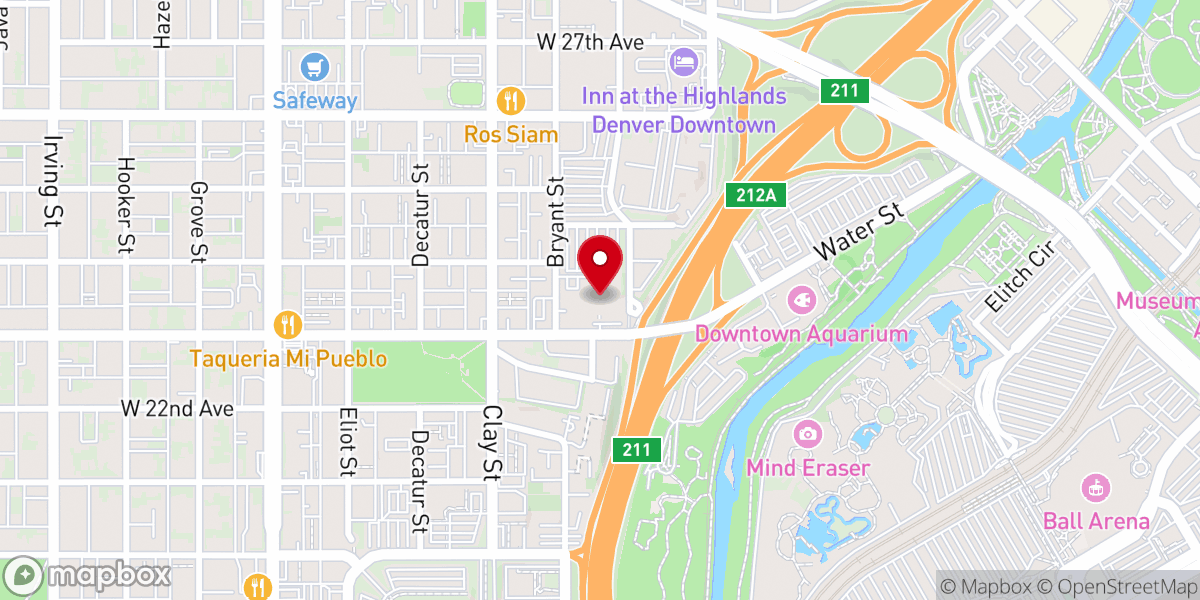 Map showing location of Riverside Church