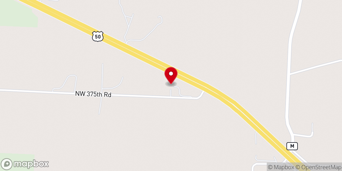 Map showing location of Friendship Baptist Church