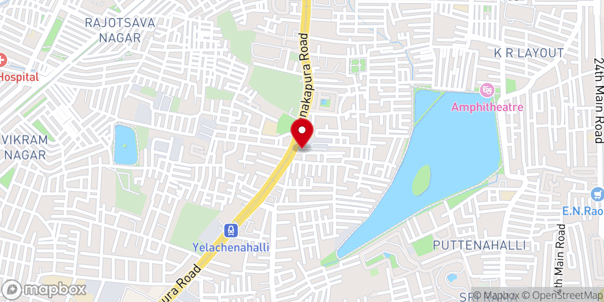 Map showing location of IPC JP Nagar - Shalem Prayer Hall