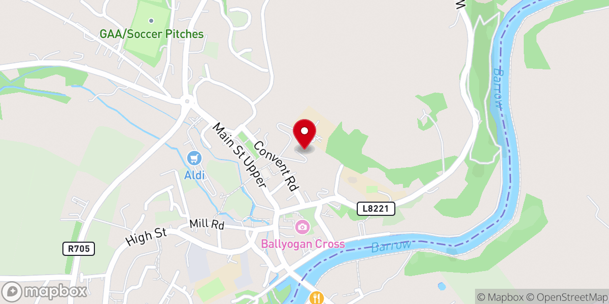 Map showing location of The Convent of Mercy