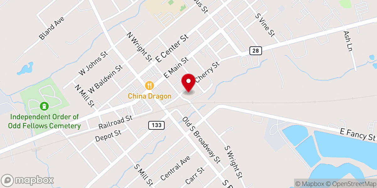 Map showing location of The Exchange