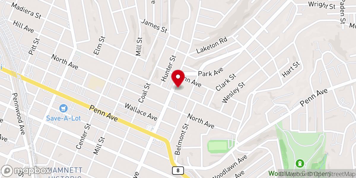 Map showing location of Eternal City Church