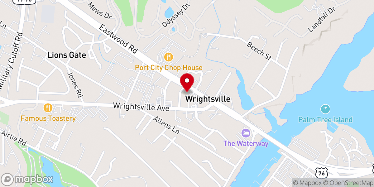 Map showing location of On-time Ministries Inc