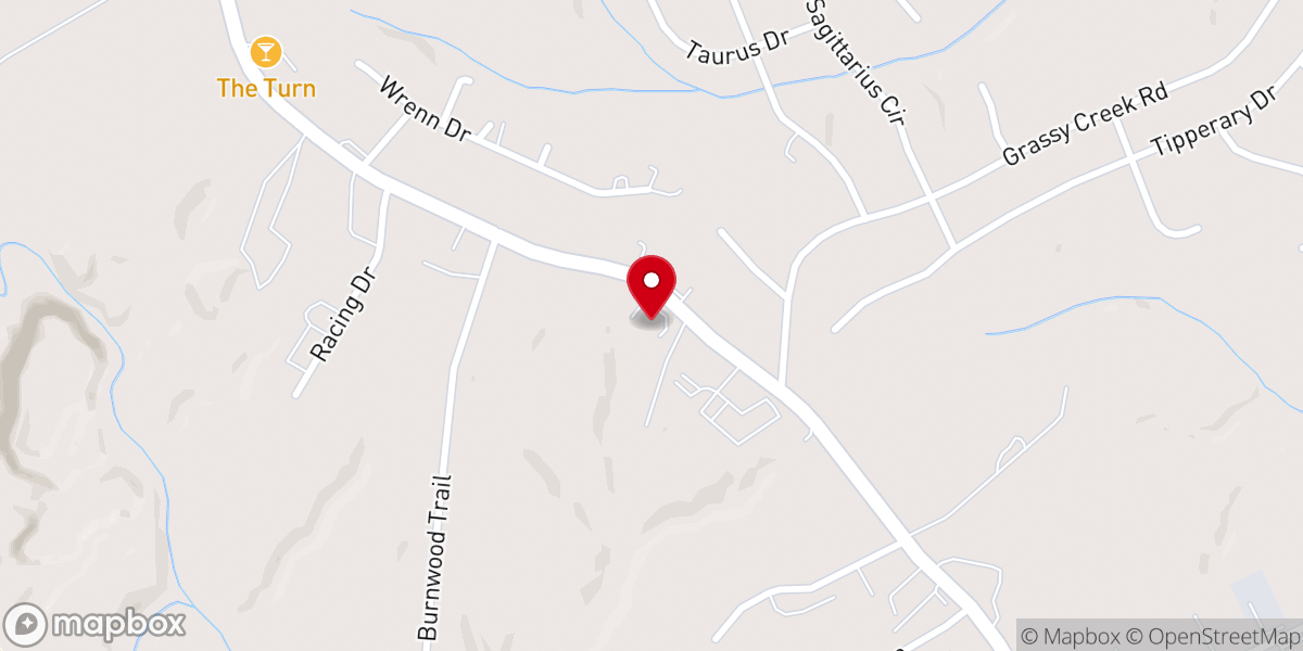 Map showing location of Denver Gospel Hall