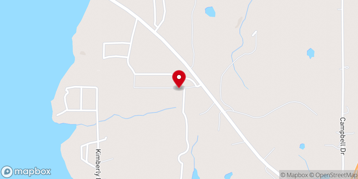 Map showing location of Calvary Baptist Church