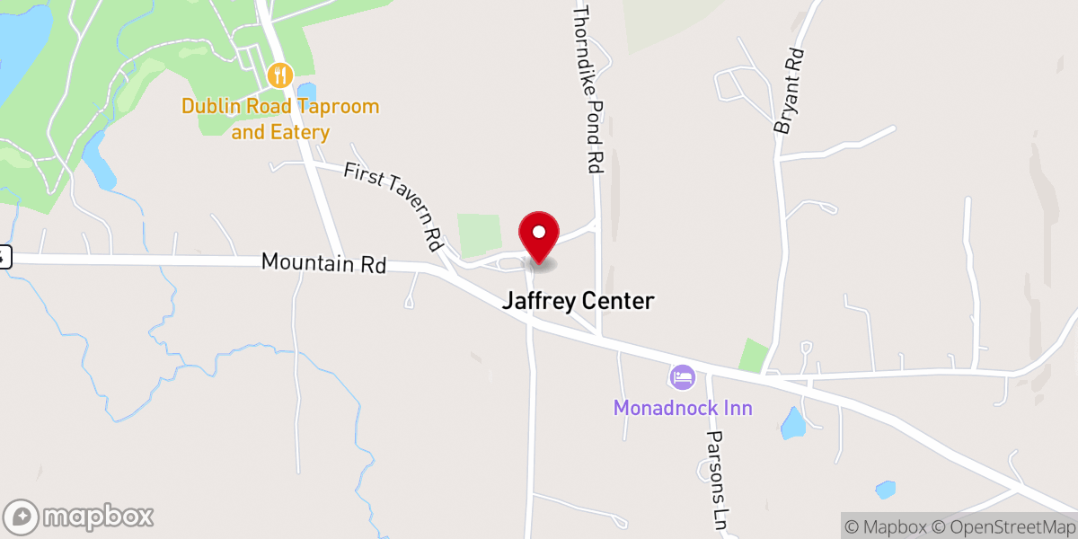 Map showing location of First Church In Jaffrey UCC