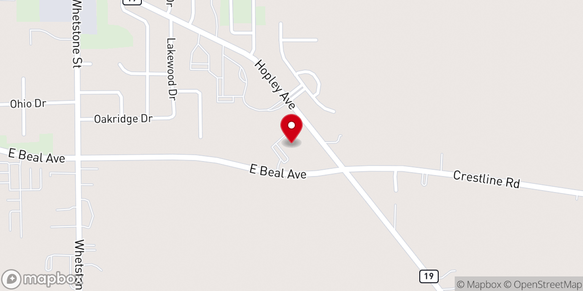 Map showing location of First Alliance Church