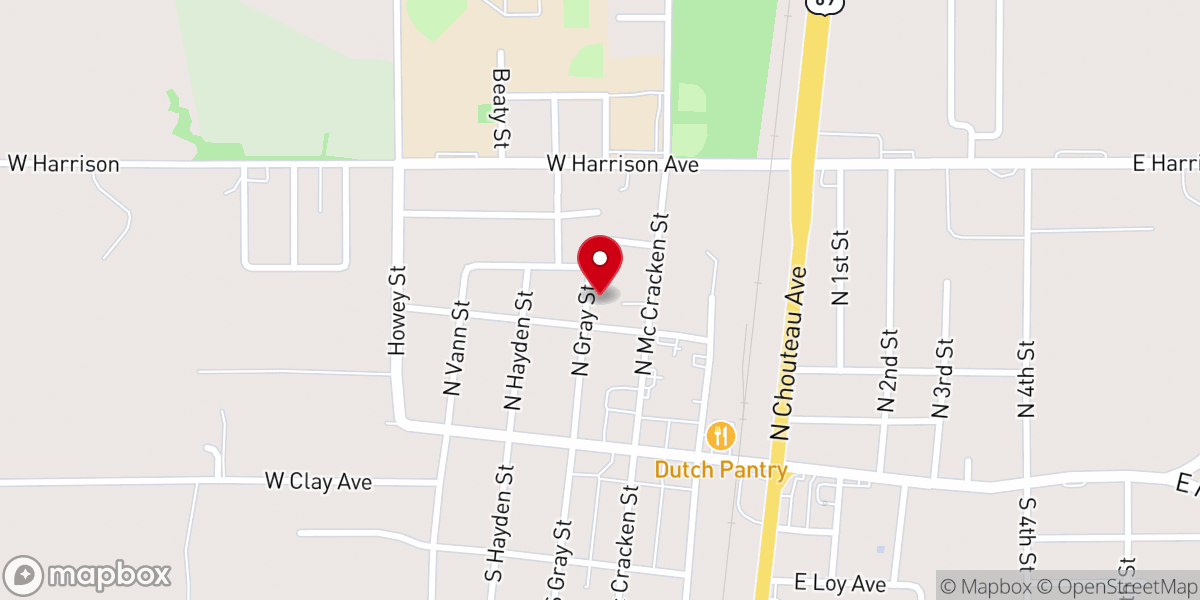 Map showing location of Word fellowship healing school