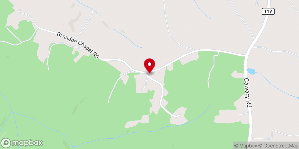 Map showing location of Greater Brandon Chapel Missionary Baptist Church