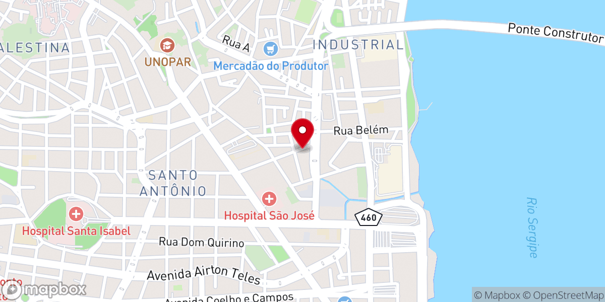 Map showing location of Igreja Pentecostal Nação Evangélica