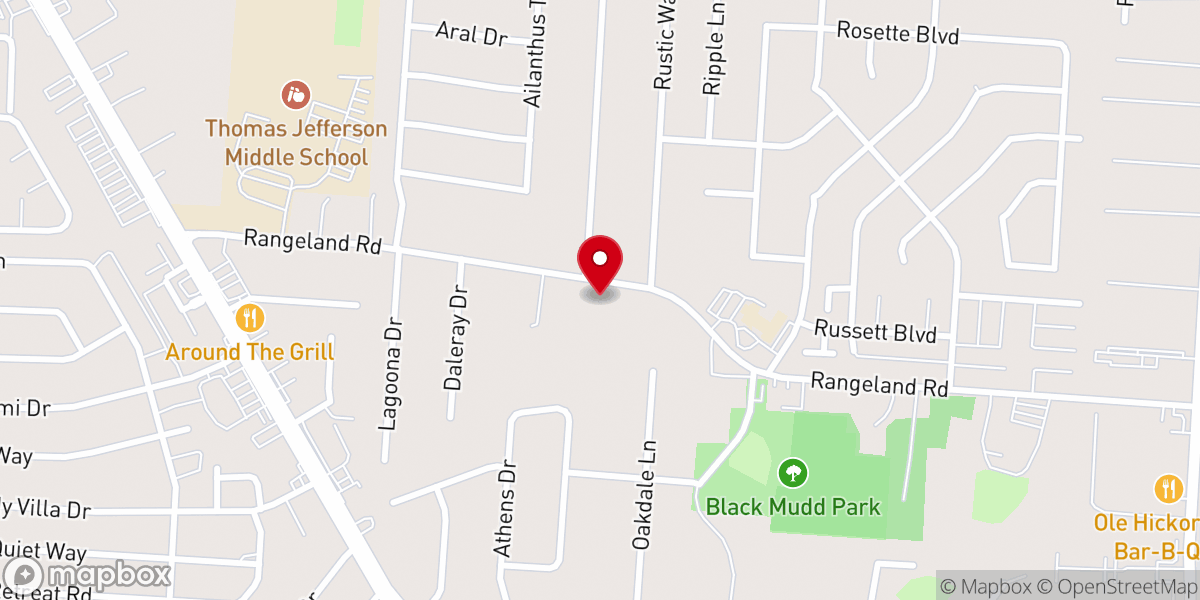 Map showing location of Spirit Anew Ministries