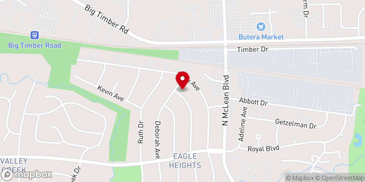 Map showing location of Greater Grace Community Church