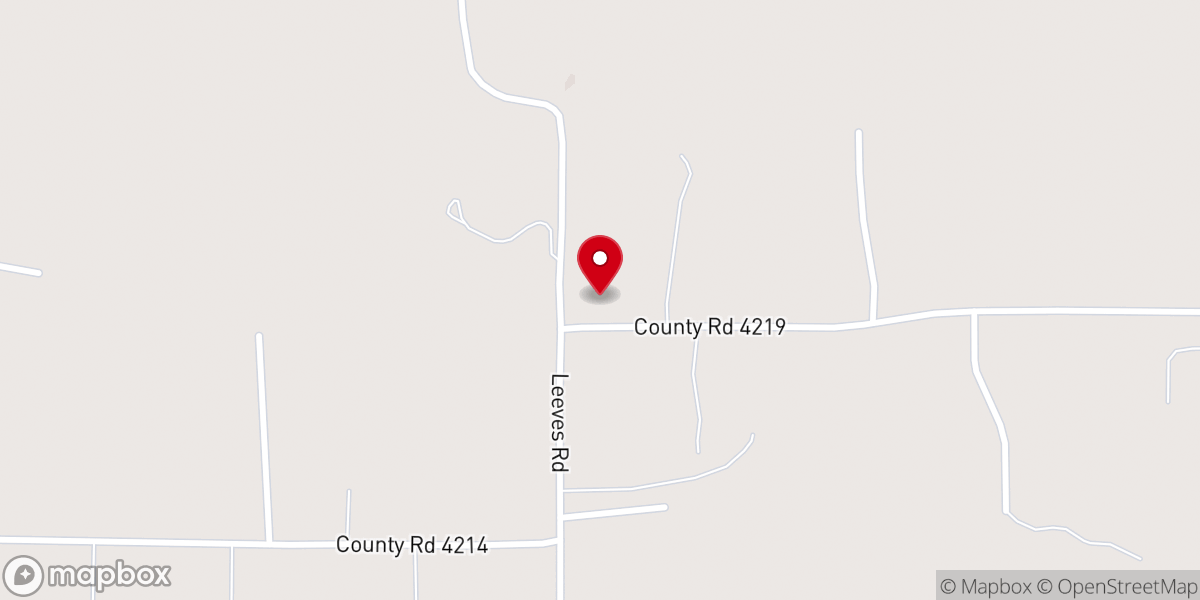 Map showing location of Daniel's Chapel Church