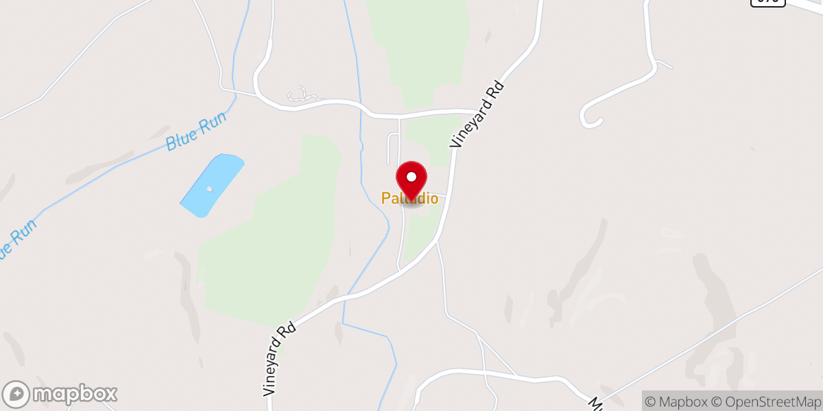 Map showing location of Barboursville Vineyards