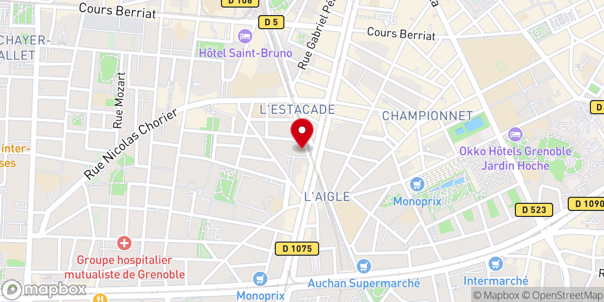 Map showing location of Église de la Résurrection du Christ (Archevêché des églises orthodoxes de tradition russe en Europe occidentale - Patriarcat de Moscou)