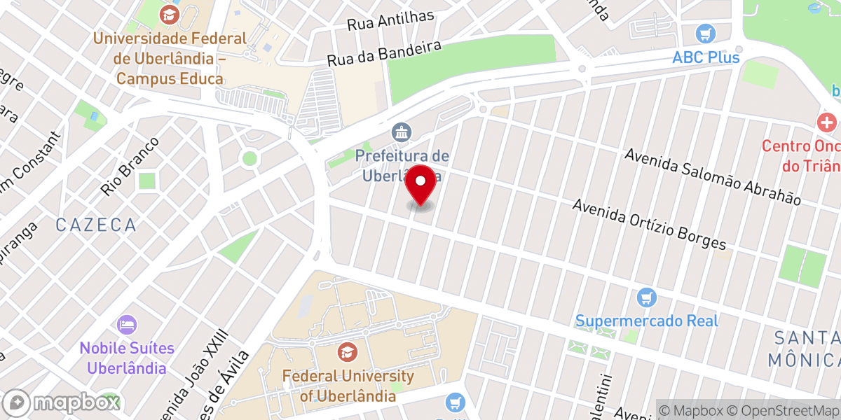 Map showing location of Igreja Batista Farol