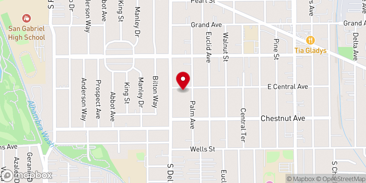 Map showing location of Pac Rim Foundation