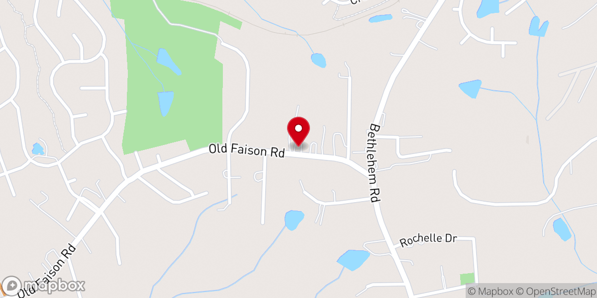 Map showing location of Knightdale Community Church