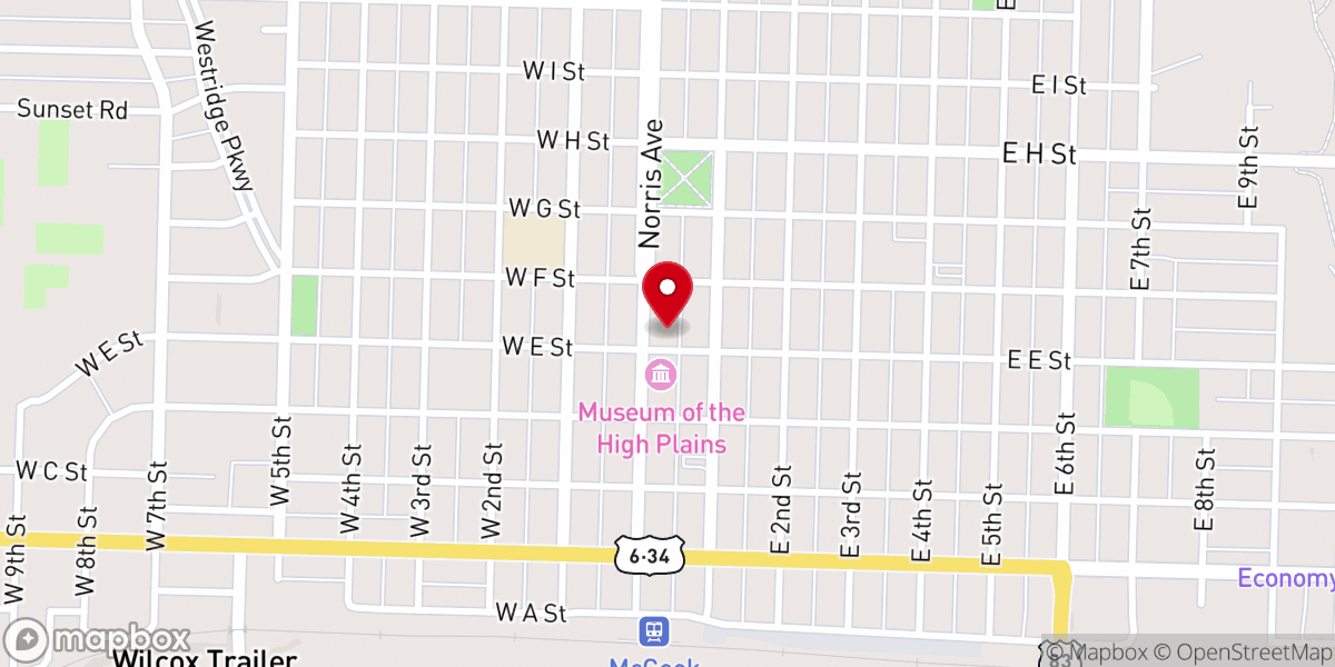 Map showing location of Memorial Methodist Church